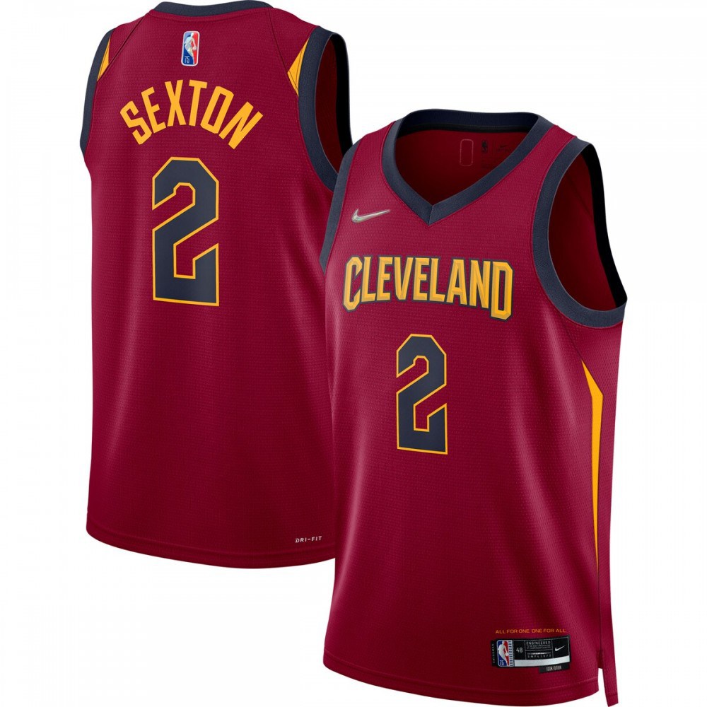 Collin Sexton Cleveland Cavaliers 2021/22 Diamond Swingman Jersey - Icon Edition - Wine-Pro Kit Vault | Brand New 26/27 Sports Jerseys